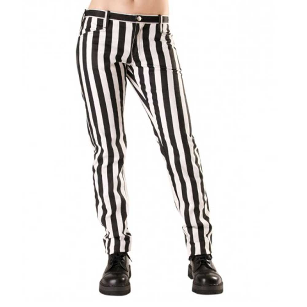 Close pants stripe black/white Close pants stripe black/white